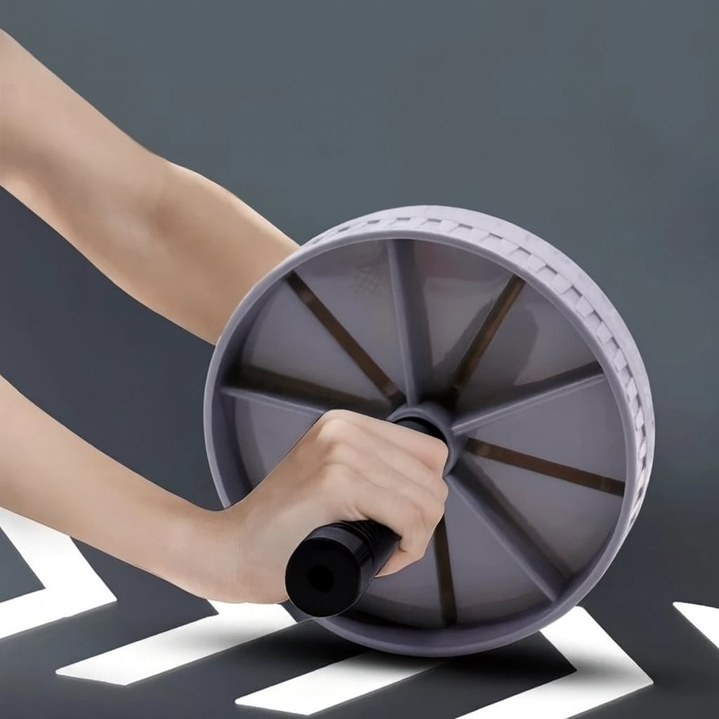 Ab Roller Wheel Exercise Equipment Core Strength Training Fitness Home Gym UK