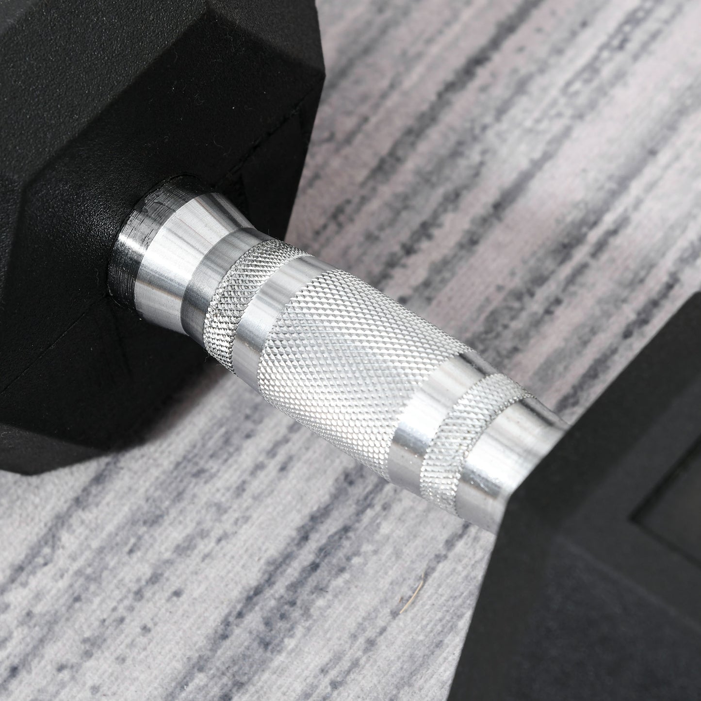 Single Rubber Hex Dumbbell Encased Ergo Weights Home Exercise Gym Fitness