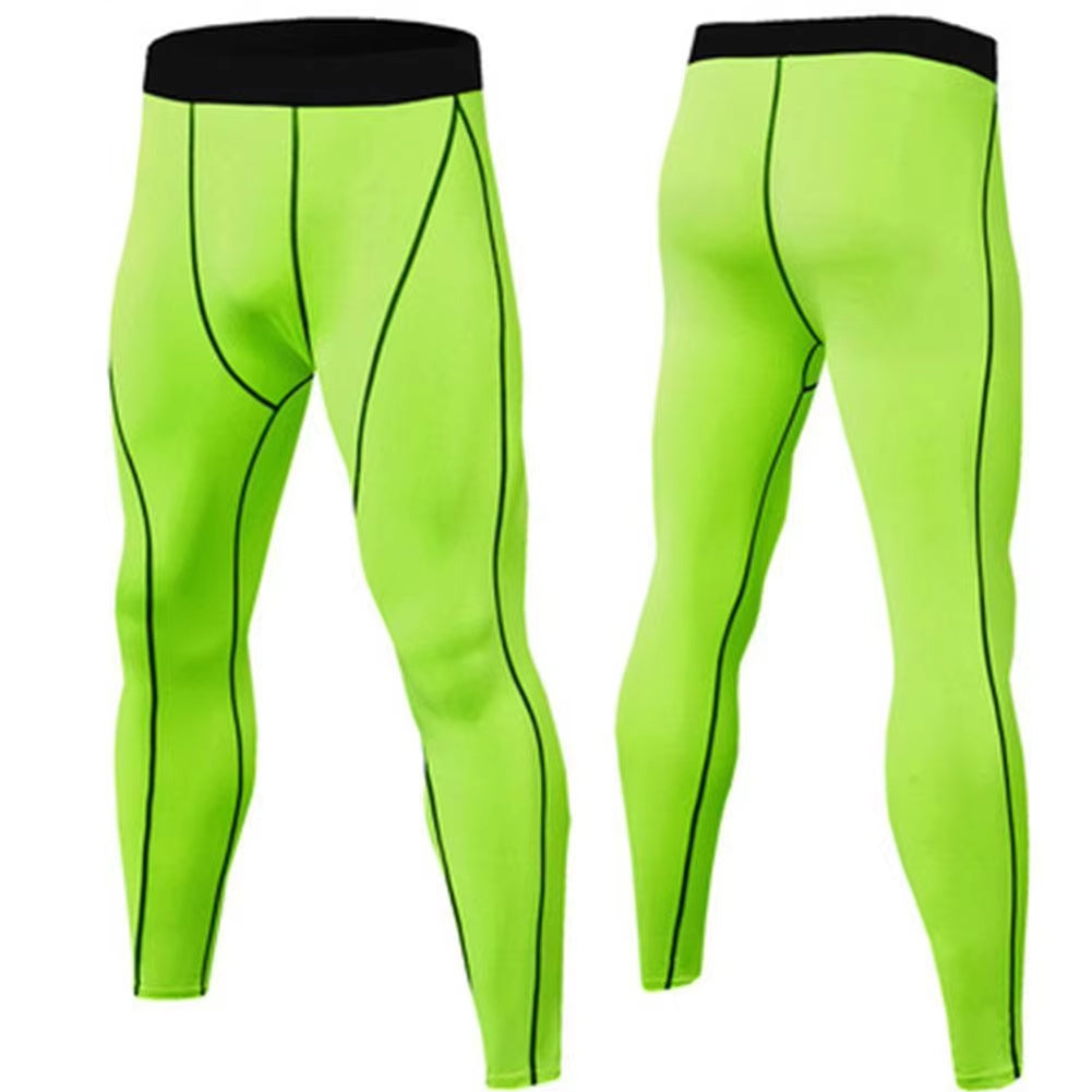 New Men'S Compression Pants Male Tights Leggings for Running Training Sport Fitness Quick Dry Fit Joggings Workout Trousers