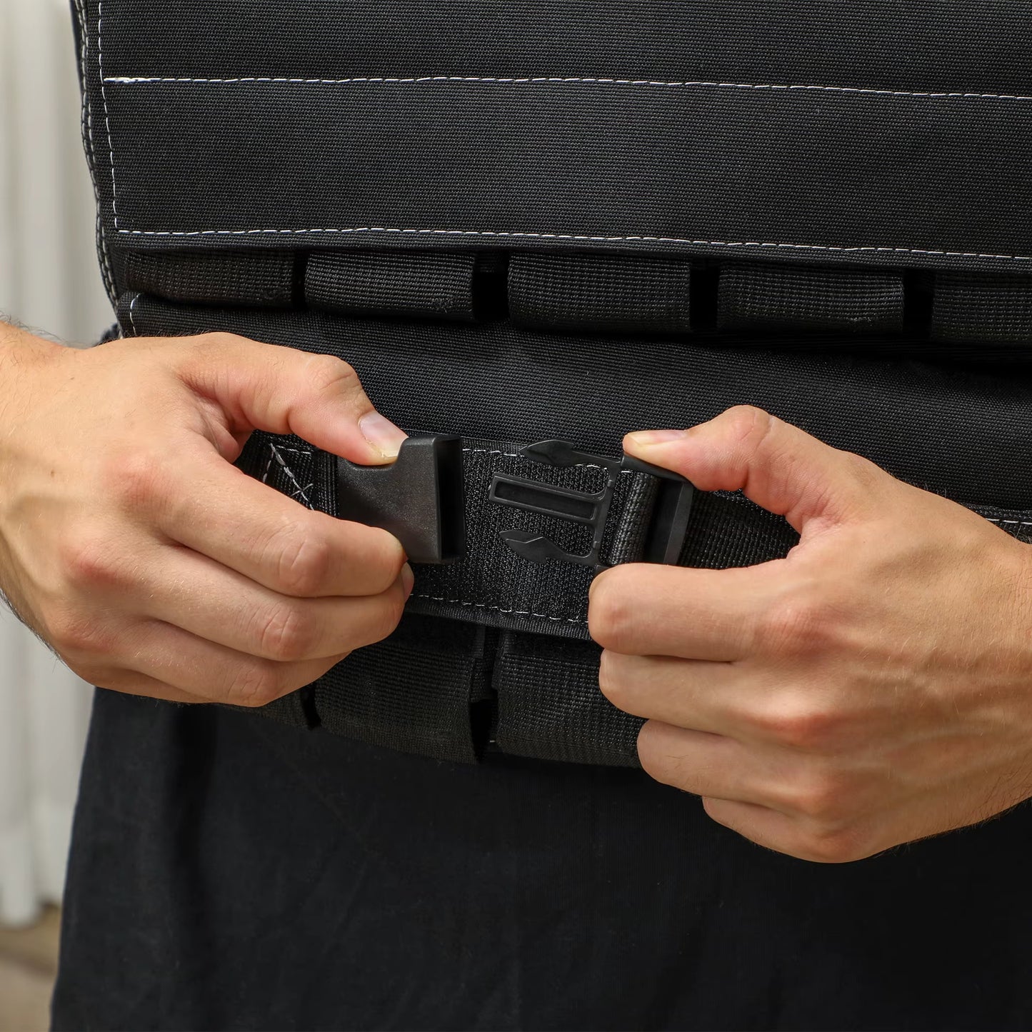 15KG Adjustable Weighted Vest for Men and Women, Weight Vest with 15 Metal Weights