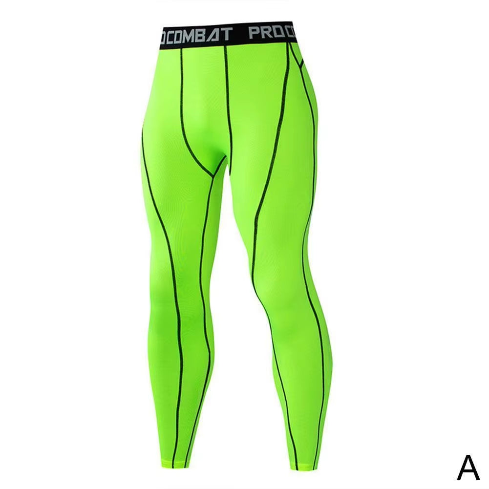 New Men'S Compression Pants Male Tights Leggings for Running Training Sport Fitness Quick Dry Fit Joggings Workout Trousers