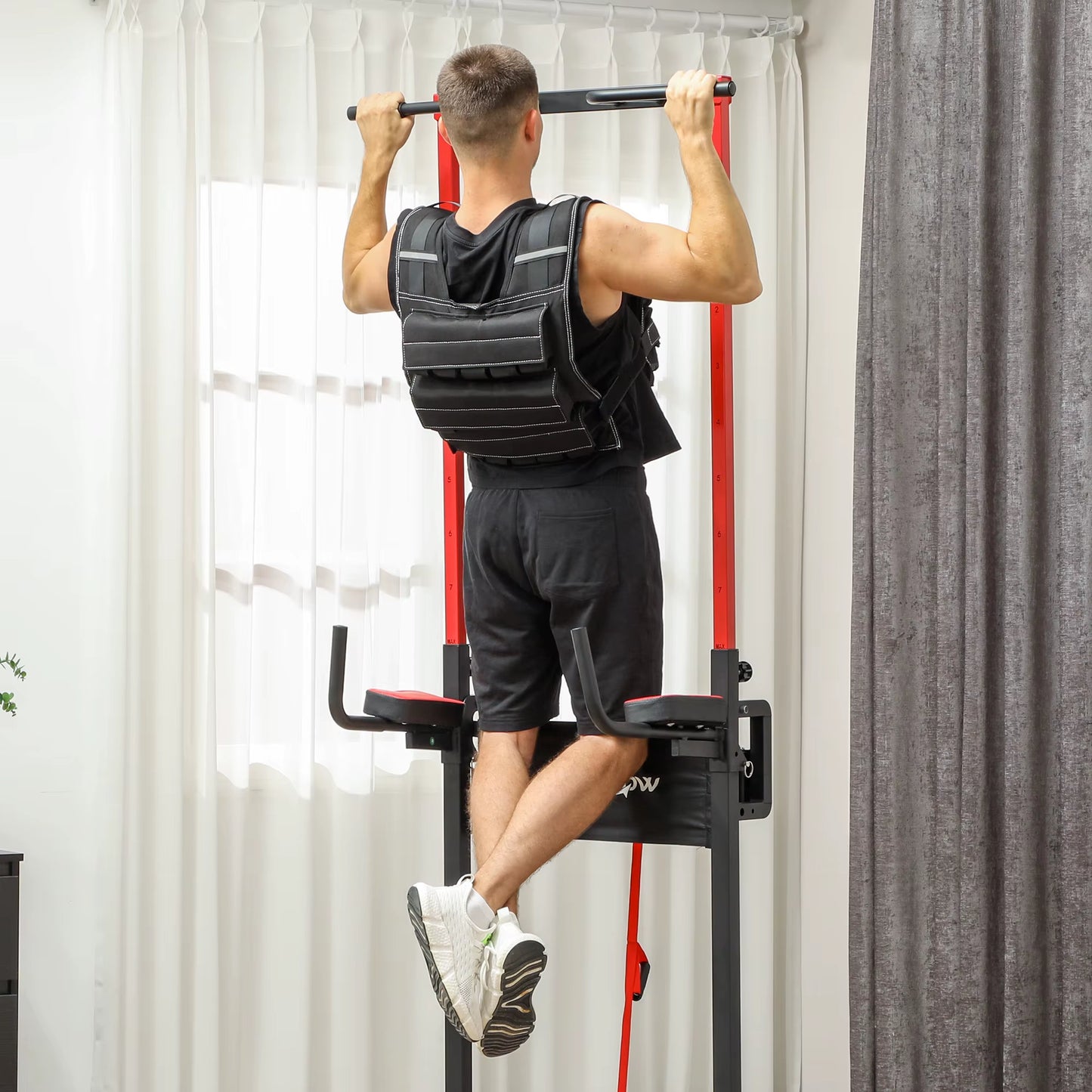 15KG Adjustable Weighted Vest for Men and Women, Weight Vest with 15 Metal Weights