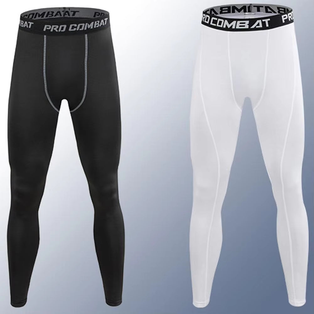 New Men'S Compression Pants Male Tights Leggings for Running Training Sport Fitness Quick Dry Fit Joggings Workout Trousers