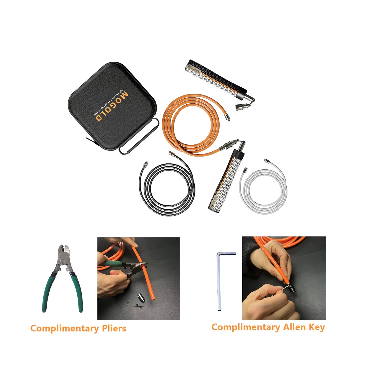 Jump Rope Fitness Workout Weighted Handle Crossfit Rope Gym Boxing Professional Men Women Sports Exercise Weights
