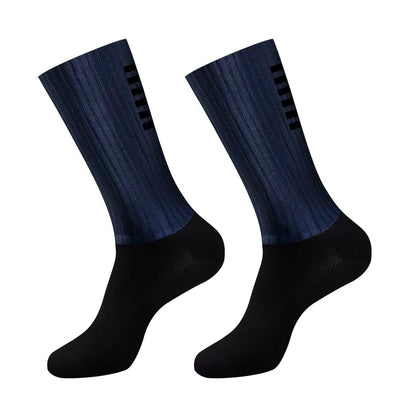 Silicone Cycling Aero Socks anti Socks Slip Men Bicycle Sport Running Bike Socks